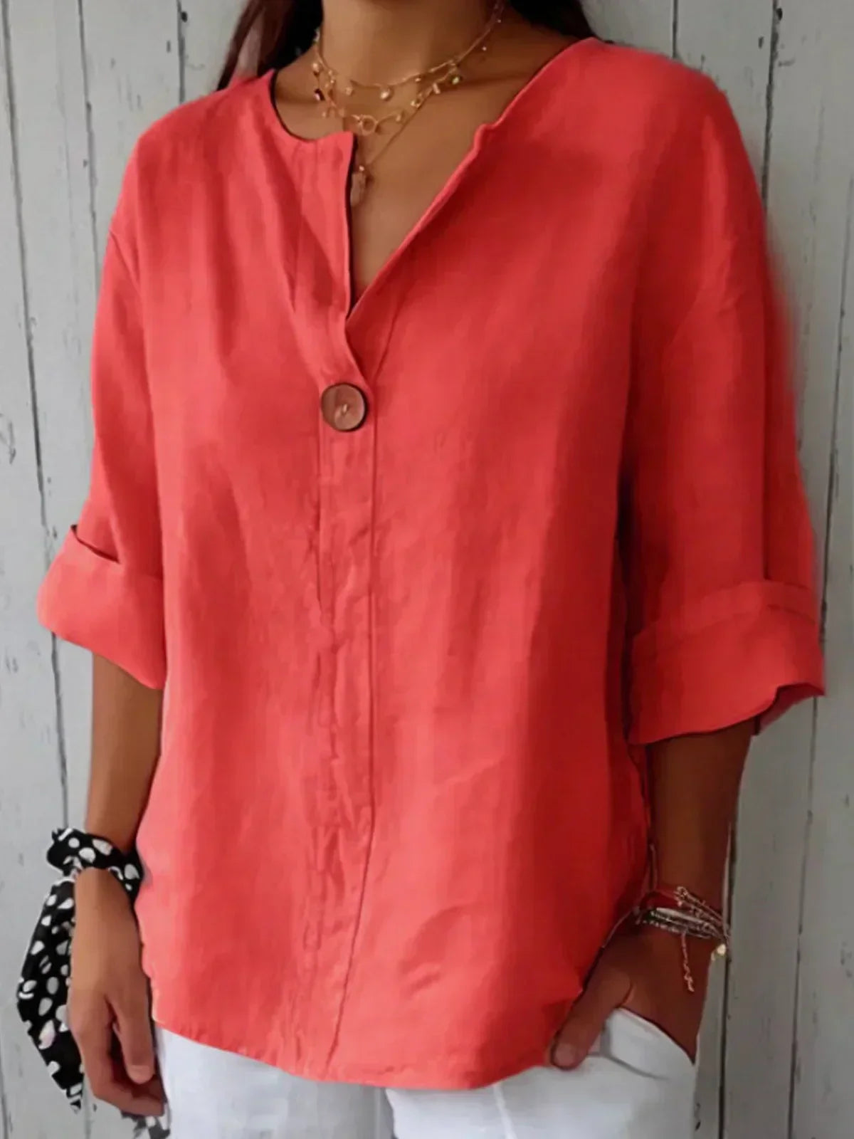 Louise™ - Chique Komfort Bluse