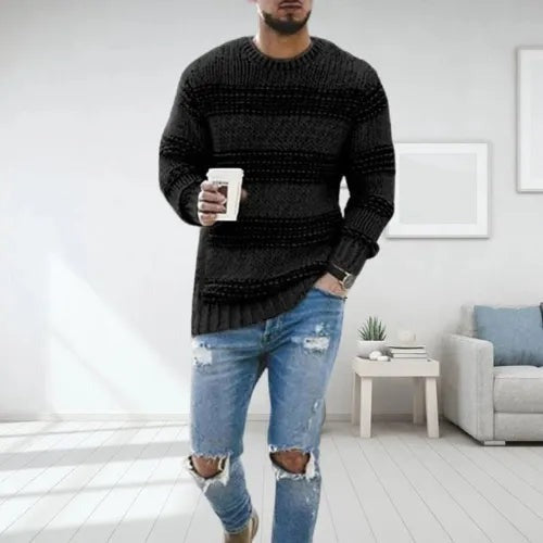 Tim™ - Pull tricoté élégant – Beige