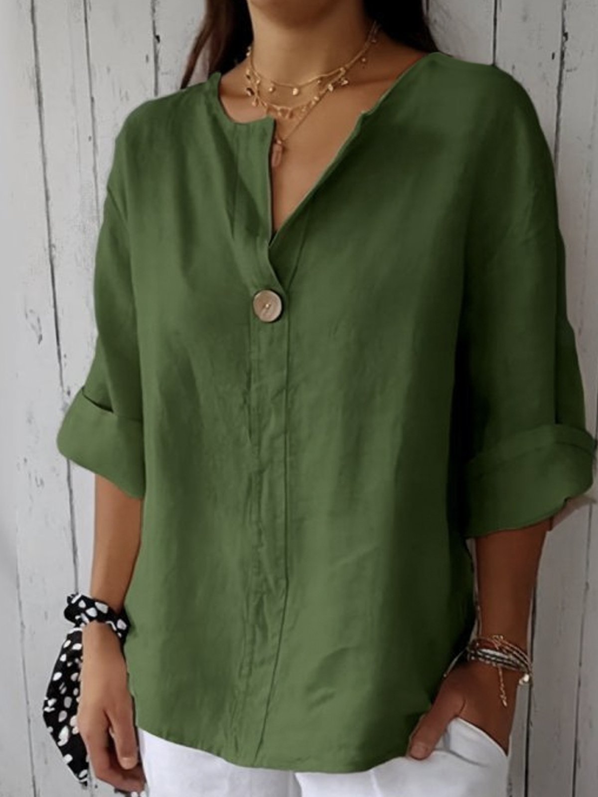 Louise™ - Chique Komfort Bluse
