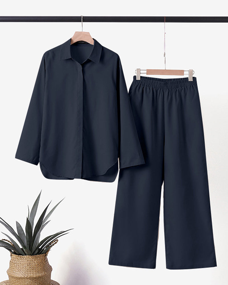 Beth™ Damen Bequemes Sommer Leinen Set mit Taschen