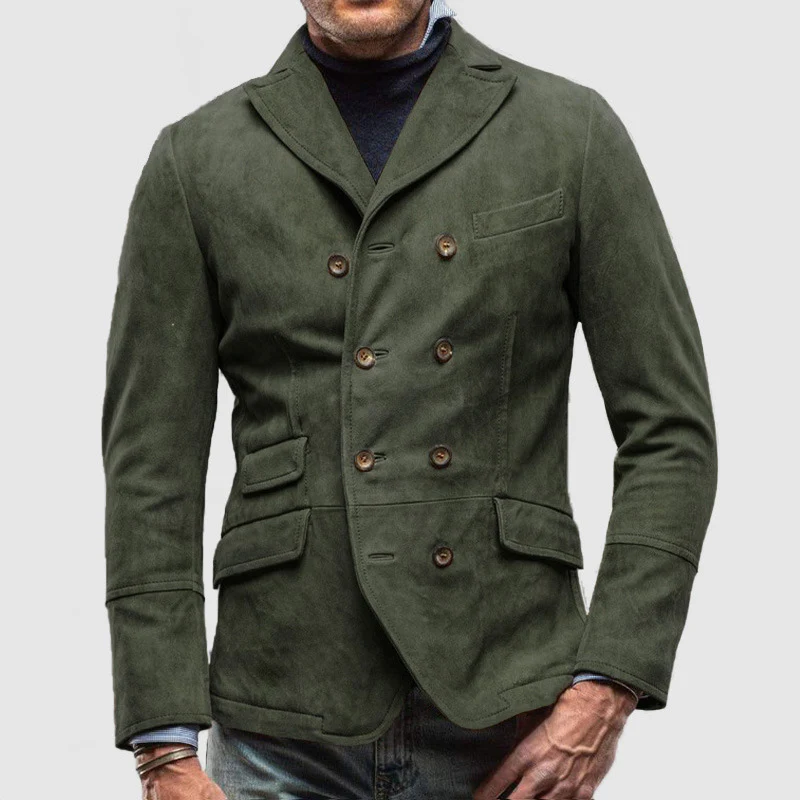Luca™ – Blazer croisé élégant pour les tenues décontractées des hommes