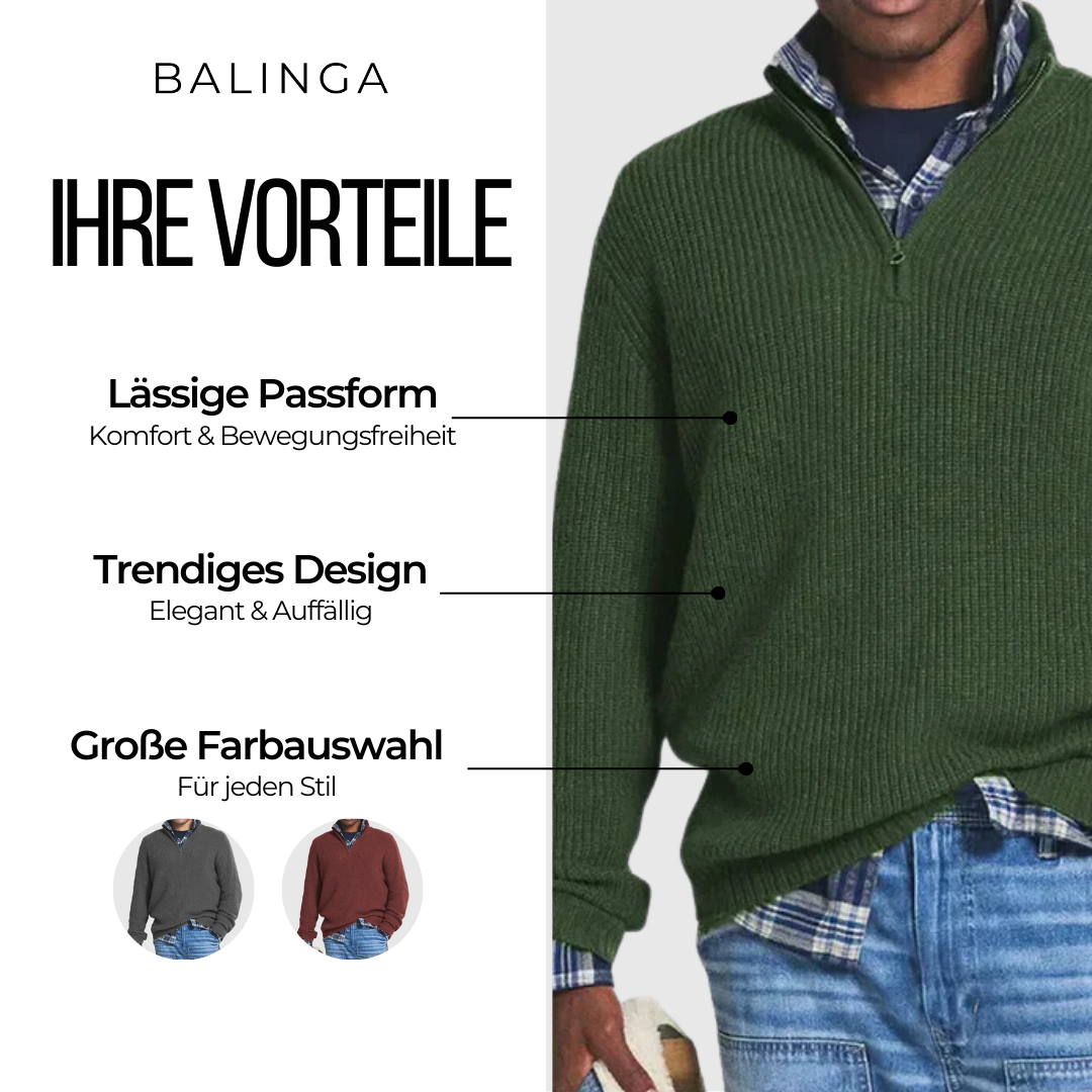 Chris™ - Le pull zippé élégant pour homme