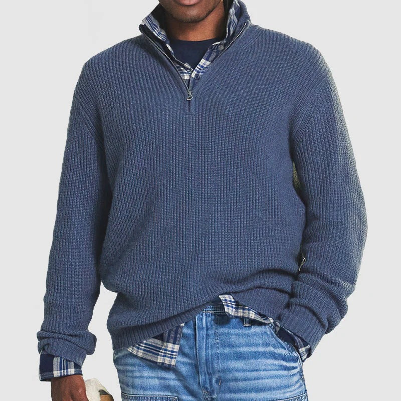 Chris™ - Le pull zippé élégant pour homme