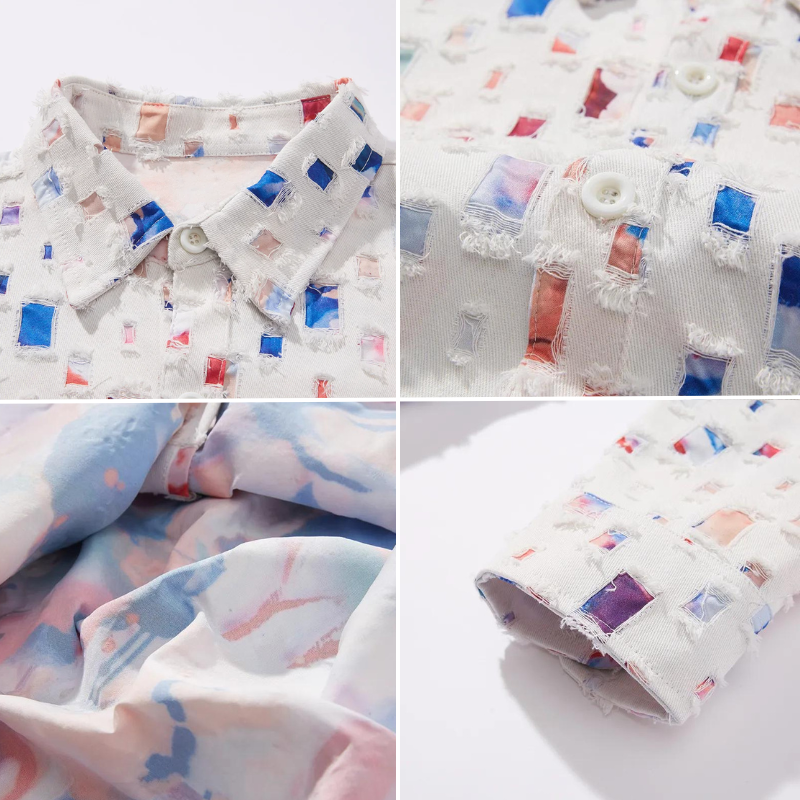 Jonas™ - Chemise avec poches à franges