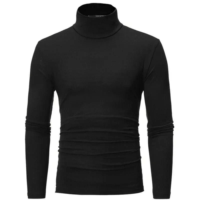 Leon™ – Pull col roulé slim classique