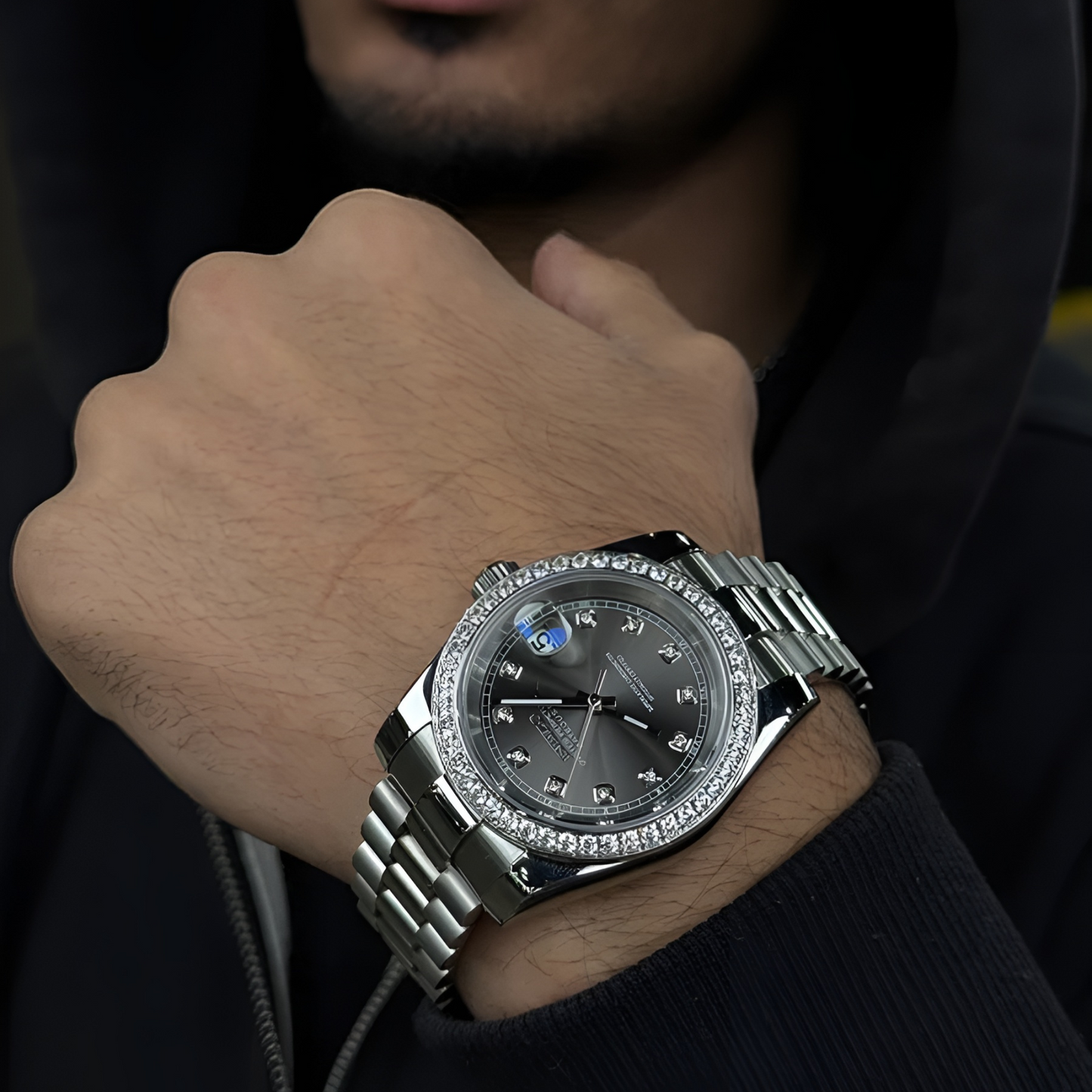 EdelNest™ Moonstone Diamond Dial