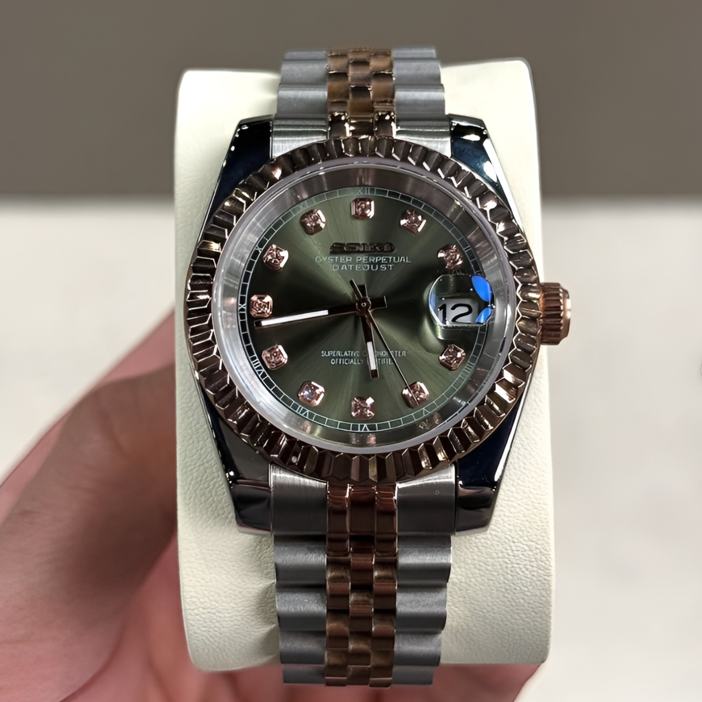 EdelNest™ Royalé Olive Diamond Dial