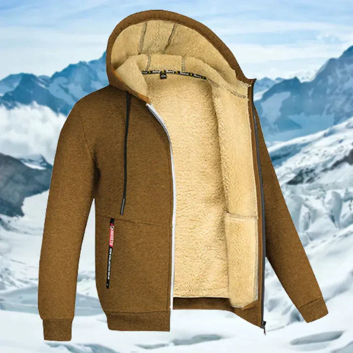 Gilben - Veste d'hiver homme à capuche et polaire