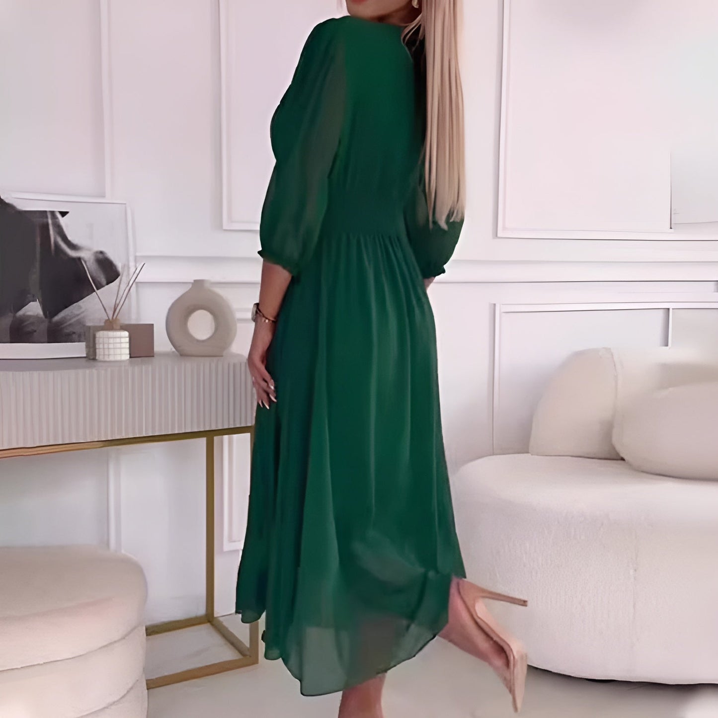 Mathilda™ | Leichtes, seidiges Chiffon-Kleid