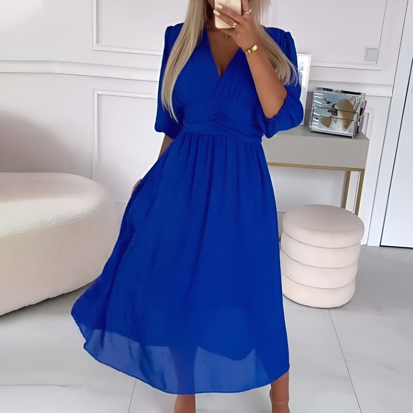 Mathilda™ | Leichtes, seidiges Chiffon-Kleid