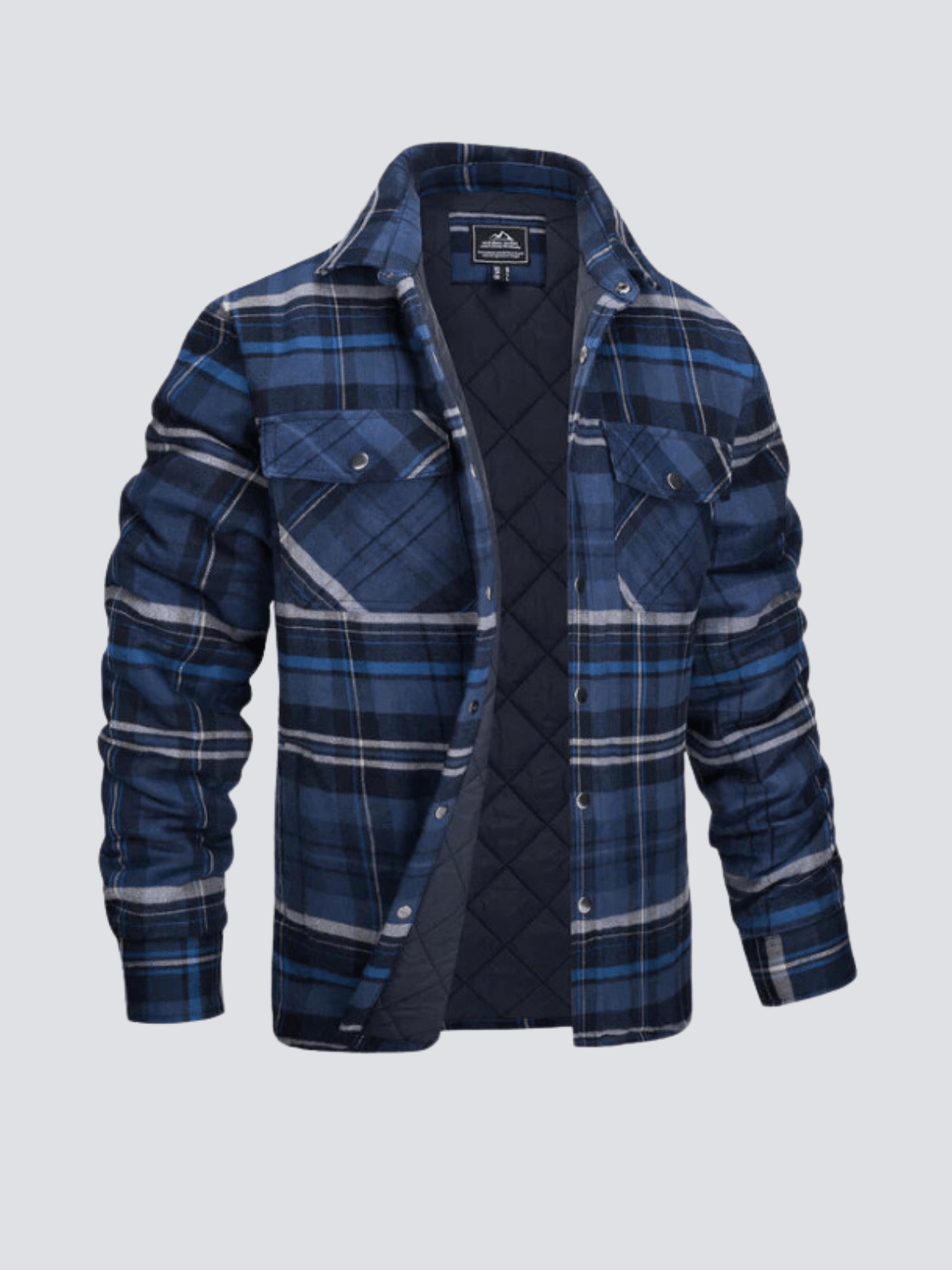 Ben™ - Veste en flanelle rayée