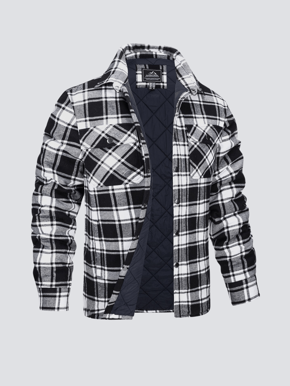 Ben™ - Veste en flanelle rayée