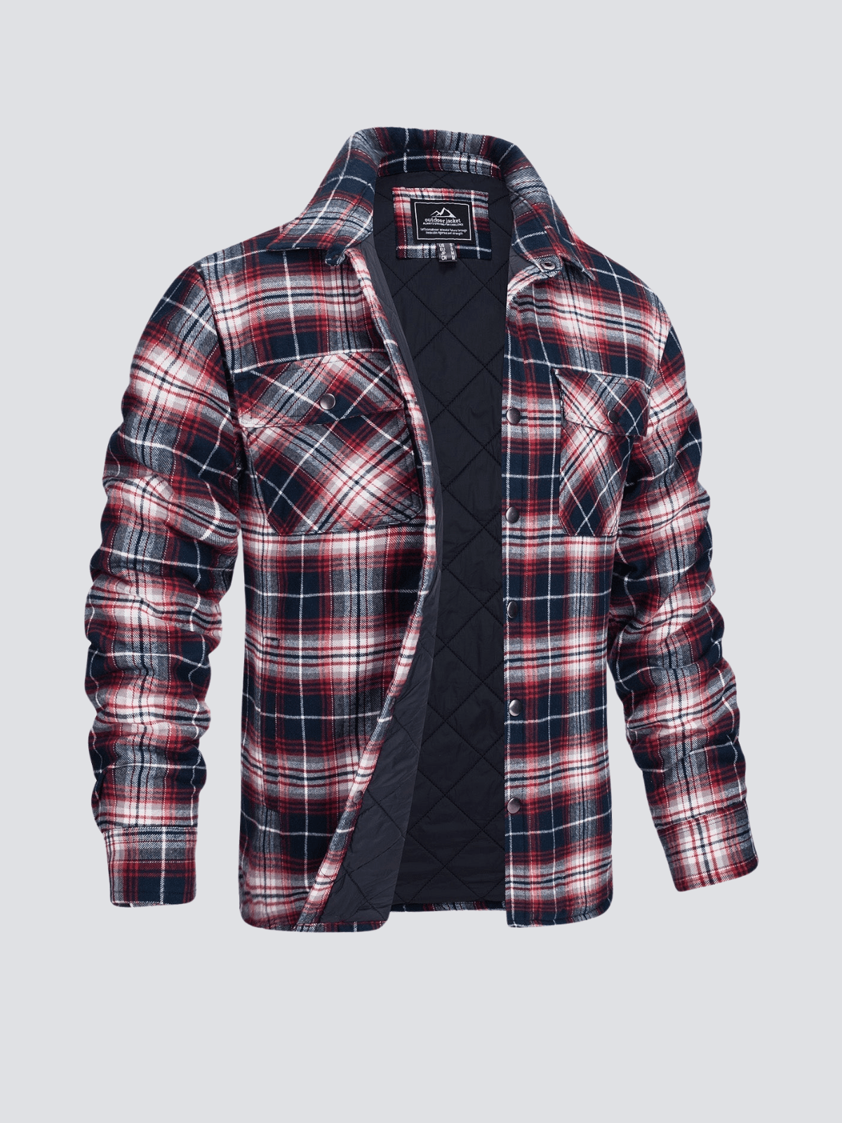 Ben™ - Veste en flanelle rayée