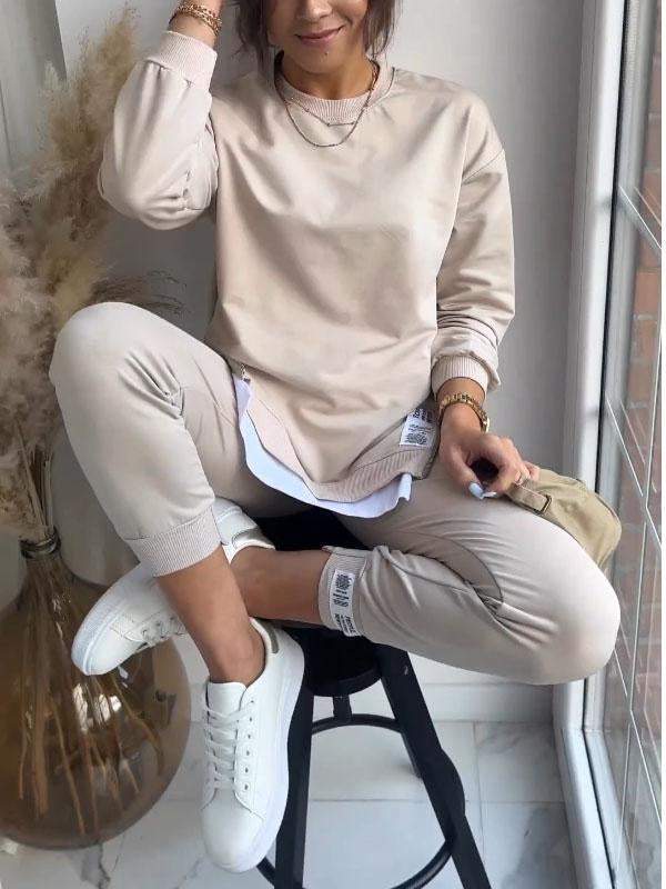 Arianetta - Bequemes Sweatshirt- und Hosenset für Damen