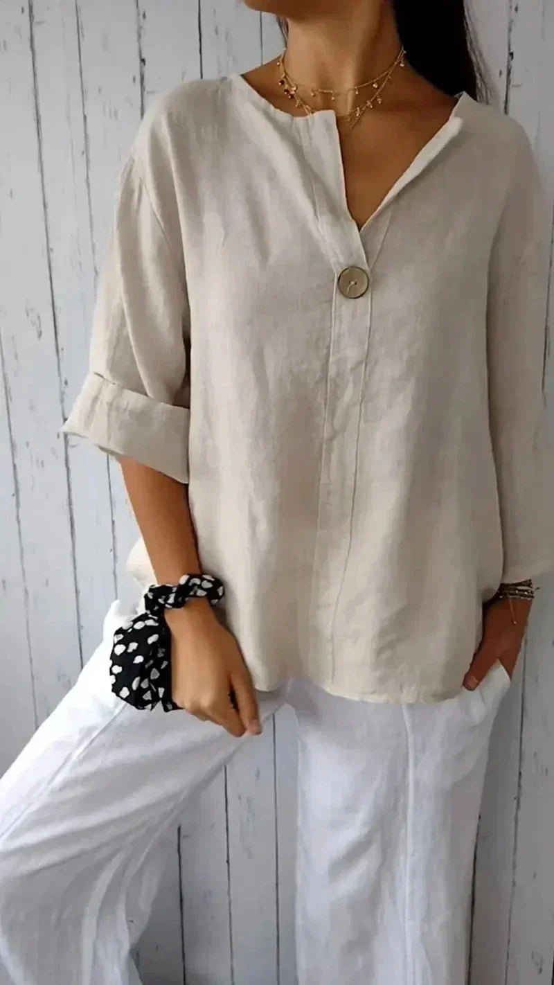 Louise™ - Chique Komfort Bluse