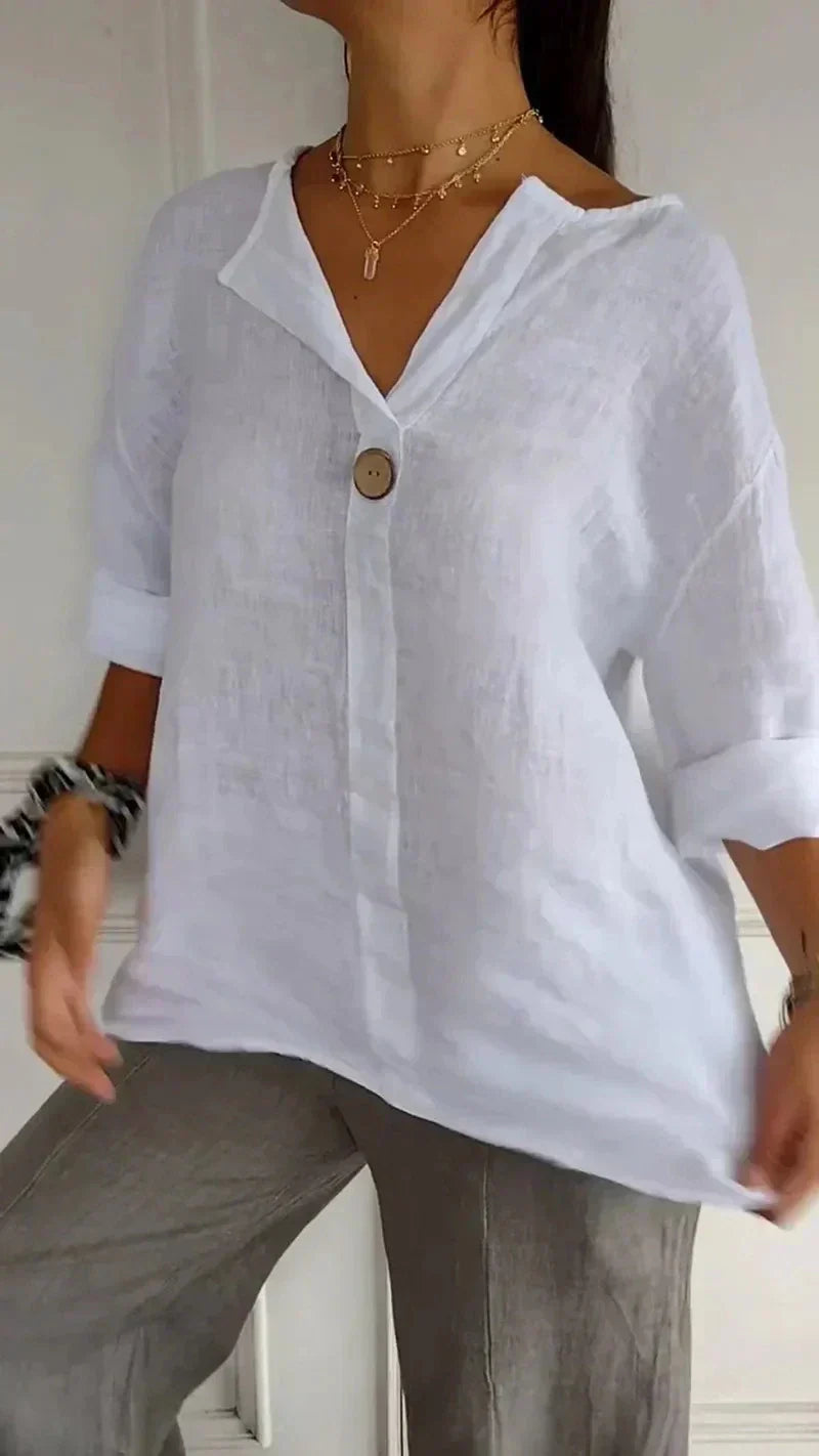 Louise™ - Chique Komfort Bluse