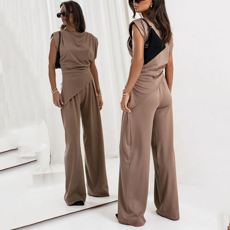 Elsa™ Elegantes, einfarbiges zweiteiliges Set für Damen