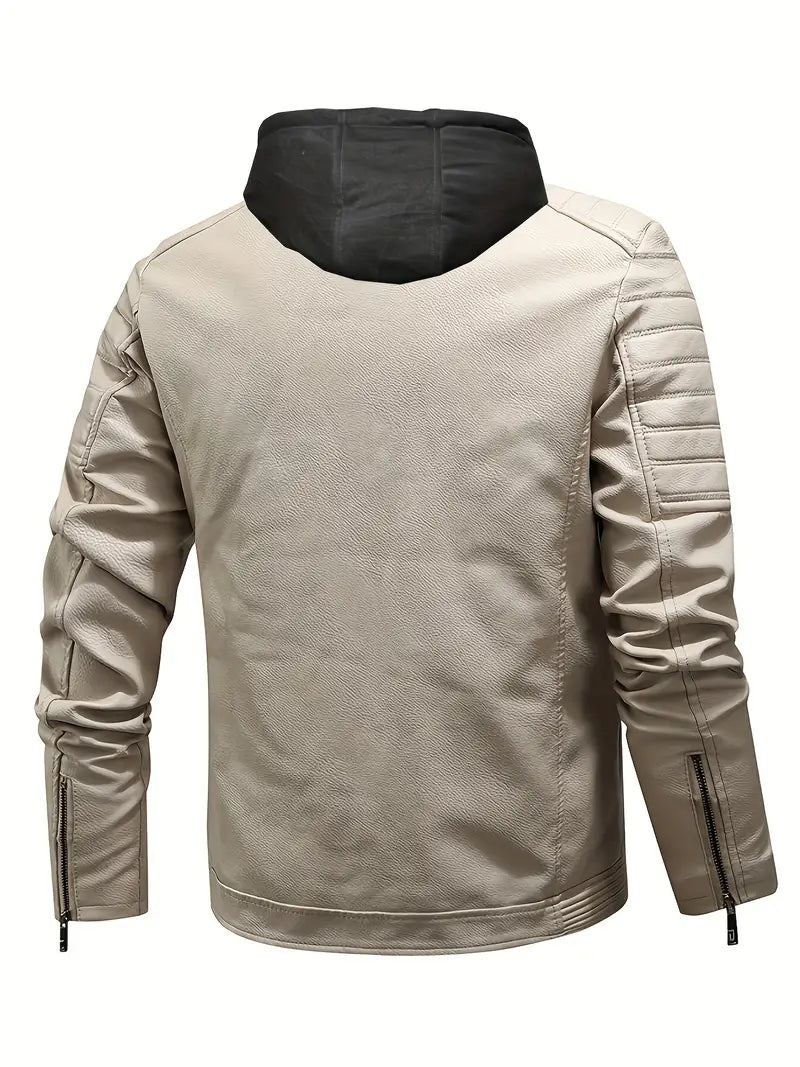 Jonas™ | La veste d'hiver en cuir élégante pour homme