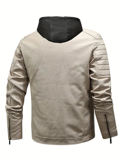 Jonas™ | La veste d'hiver en cuir élégante pour homme
