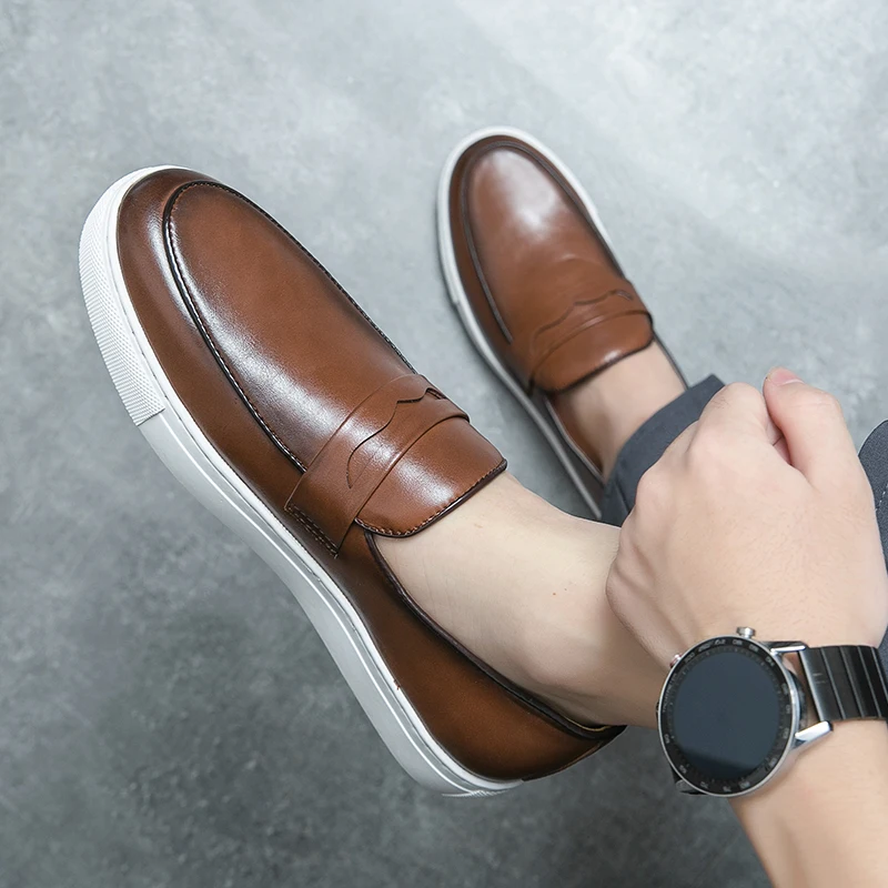 Niklas - Mocassins en cuir 
