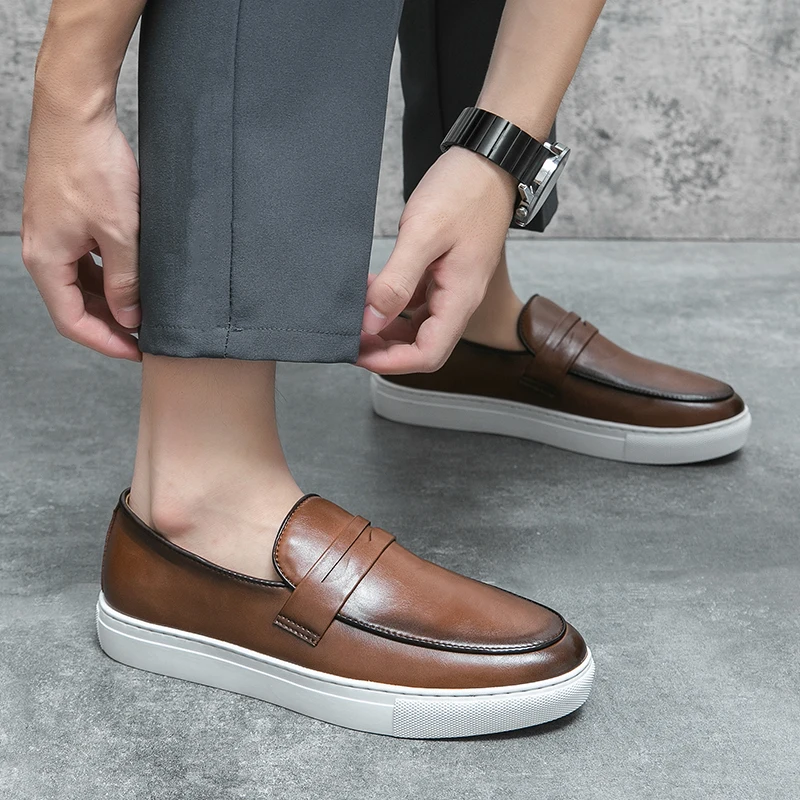 Niklas - Mocassins en cuir 