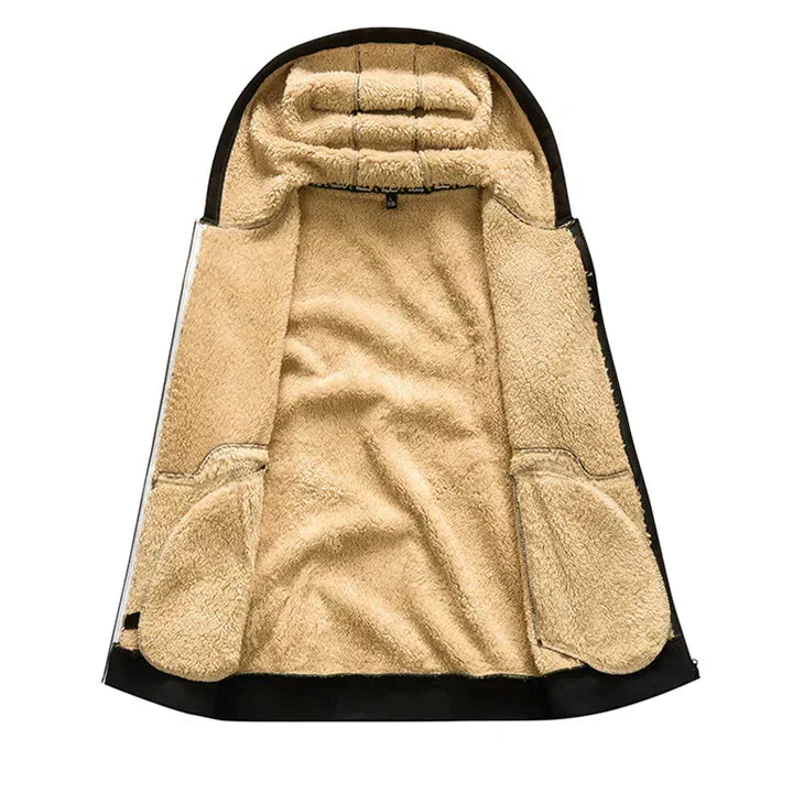 Gilben - Veste d'hiver homme à capuche et polaire 