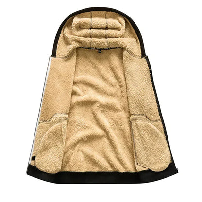 Gilben - Veste d'hiver homme à capuche et polaire 