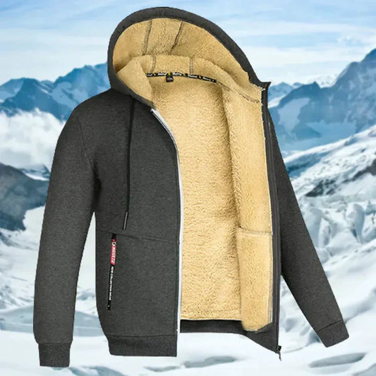 Gilben - Veste d'hiver homme à capuche et polaire 