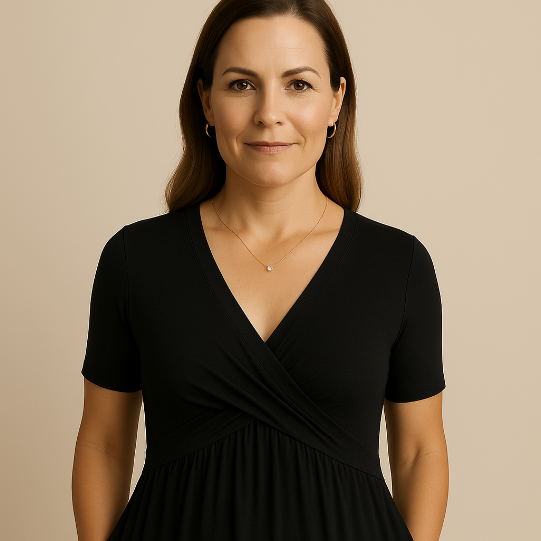 Corazon™ | Midikleid mit V-Ausschnitt