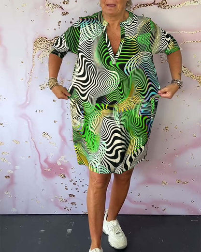 Sonya™ | Kleid mit optischer Illusion und T-Shirt-Schnitt