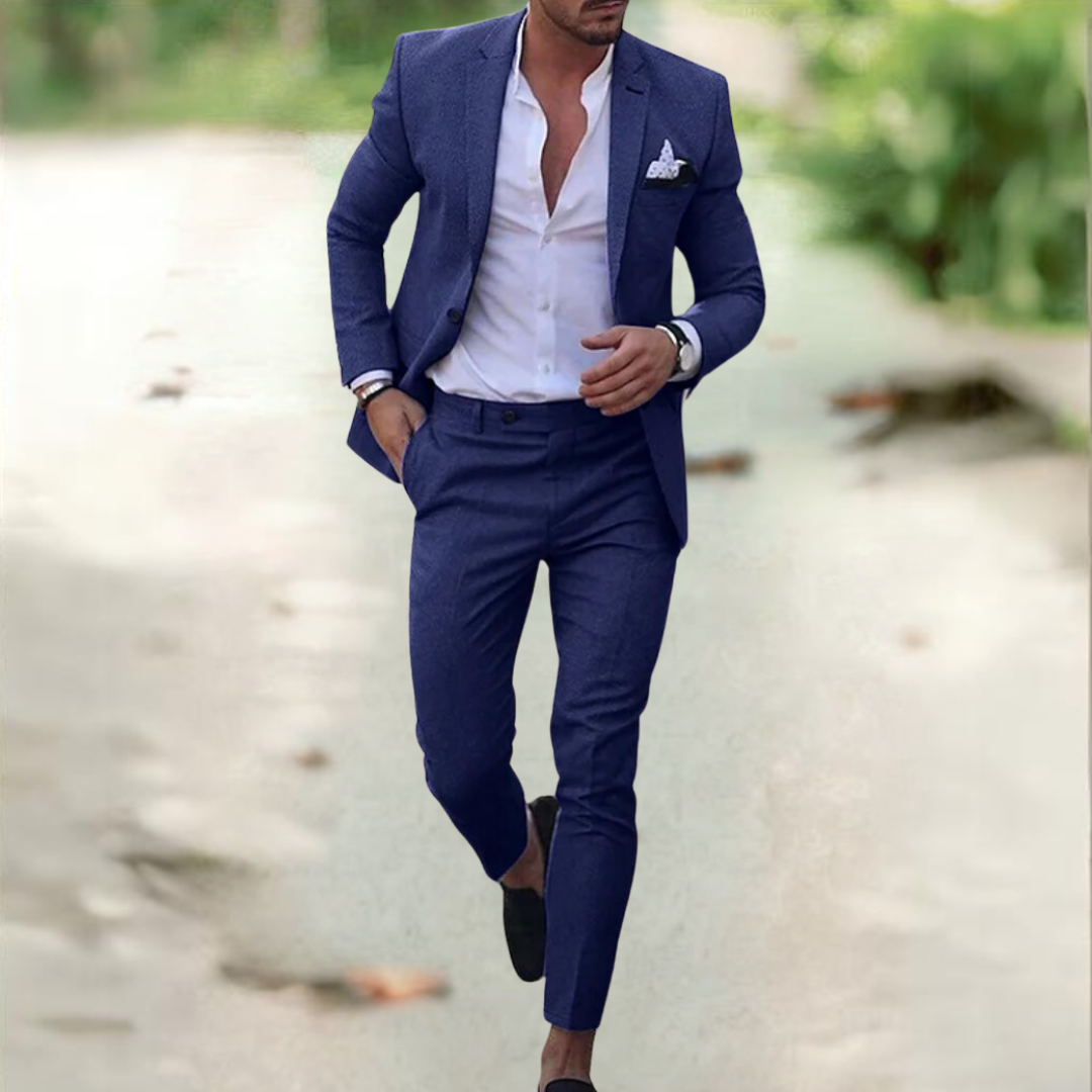 Luca™ – Costume élégant pour homme (veste + pantalon) 