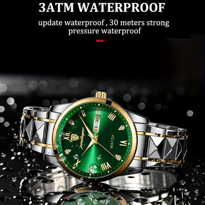PDG Emerald Prestige – Montre homme luxueuse en acier inoxydable