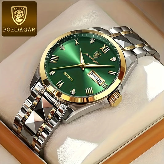 PDG Emerald Prestige – Montre homme luxueuse en acier inoxydable