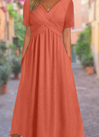 Delilah™ | Midikleid mit Taillennaht und Taschen