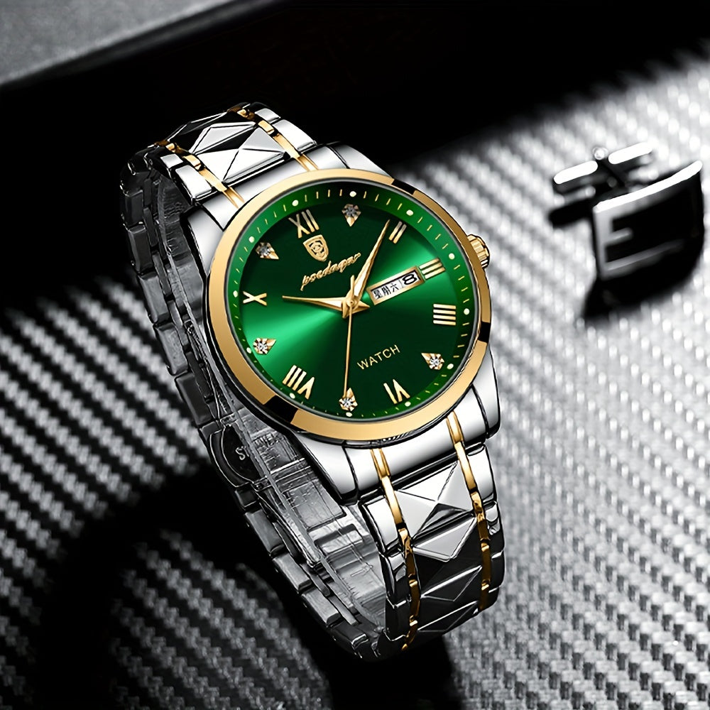 PDG Emerald Prestige – Montre homme luxueuse en acier inoxydable