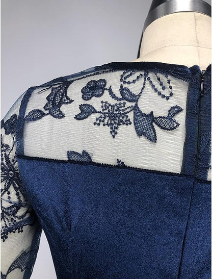 Velours Élégance – Abendkleid
