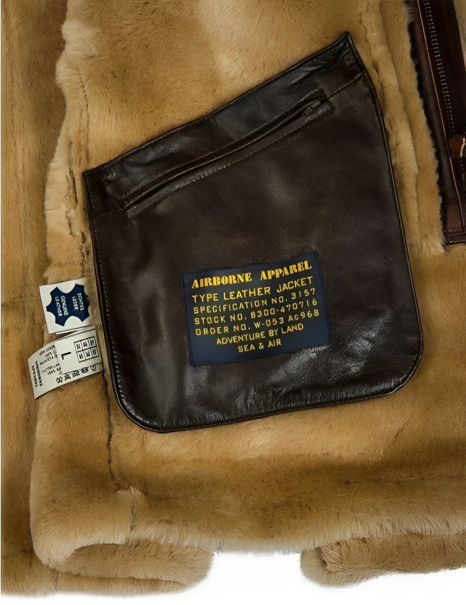 Jonas™ – Veste en peau de mouton B-7 