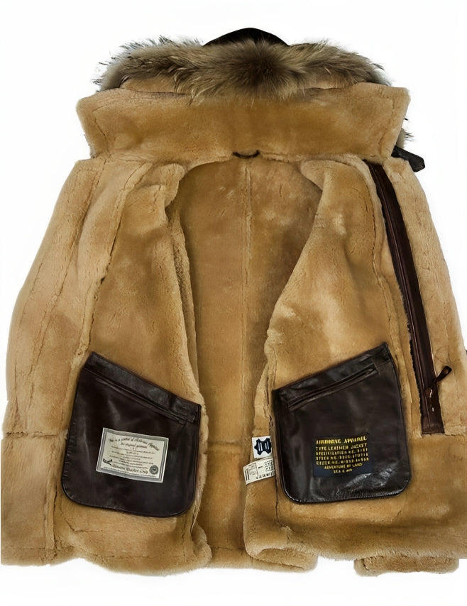 Jonas™ – Veste en peau de mouton B-7 