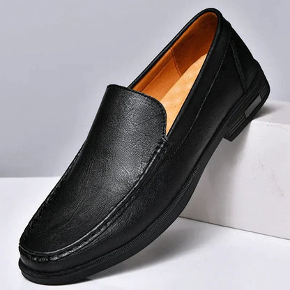 Tim™ – Mocassins en cuir brillant