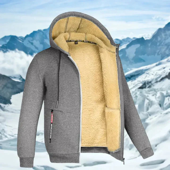 Gilben - Veste d'hiver homme à capuche et polaire 