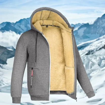 Gilben - Veste d'hiver homme à capuche et polaire 