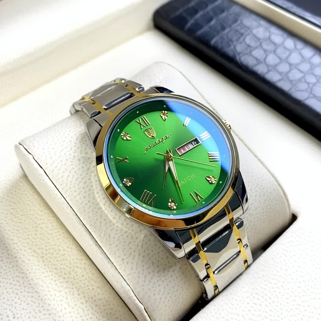 PDG Emerald Prestige – Montre homme luxueuse en acier inoxydable