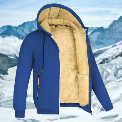 Gilben - Veste d'hiver homme à capuche et polaire 