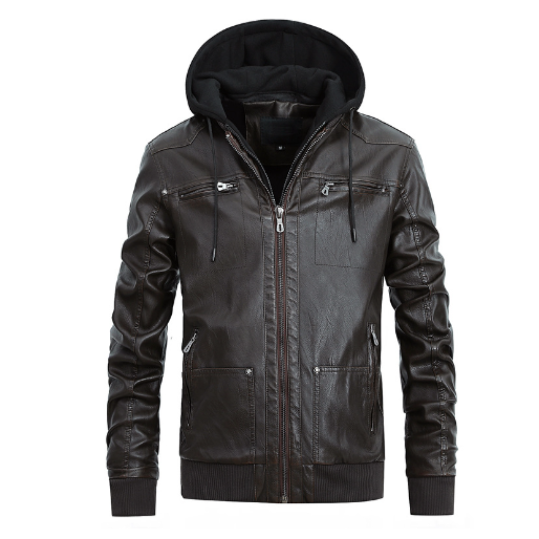 Ben™ - Veste d'hiver en cuir haut de gamme pour homme 