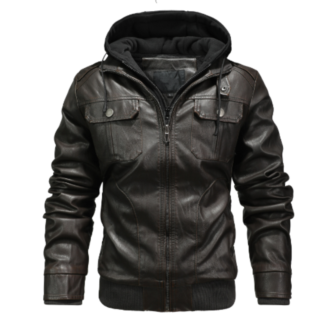 Ben™ - Veste d'hiver en cuir haut de gamme pour homme 