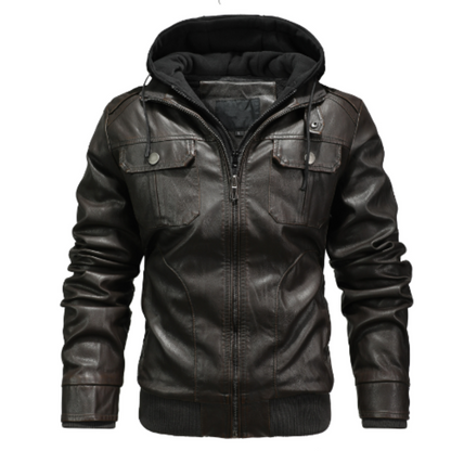 Ben™ - Veste d'hiver en cuir haut de gamme pour homme 