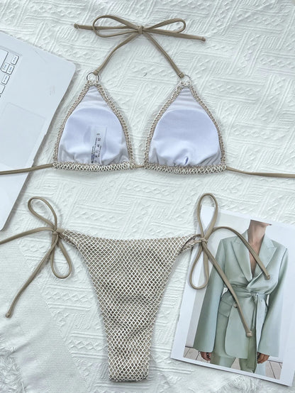 Maddie | Gefütterter Netzbikini