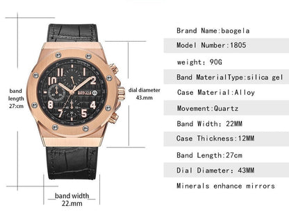 Lässige Chronographenuhr