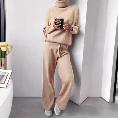 Vanessa - 2-teiliges Set, Pullover mit Rollkragen und lange Hose