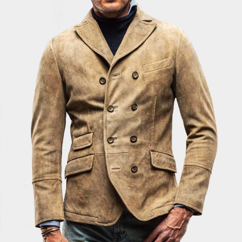 Luca™ – Blazer croisé élégant pour les tenues décontractées des hommes